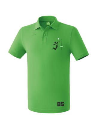 Kinder Poloshirt grün mit Logo